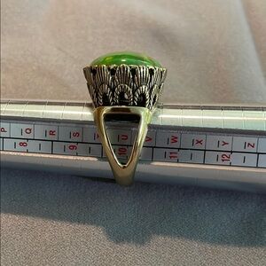 Elegant Green Stone Ring